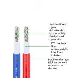 Transformer Cable 8AWG Red