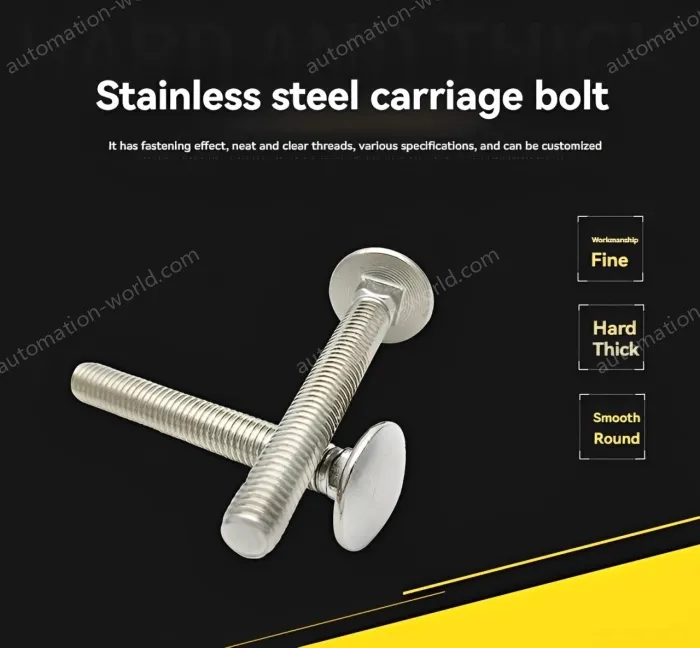 Big head carriage bolt M6*90