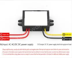 AC to DC power converter transformer step-down module regulator AC24V36V turn DC12V 1A small aluminum shell