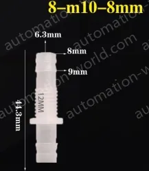 8-M10-8-Feed-through plastic connectors