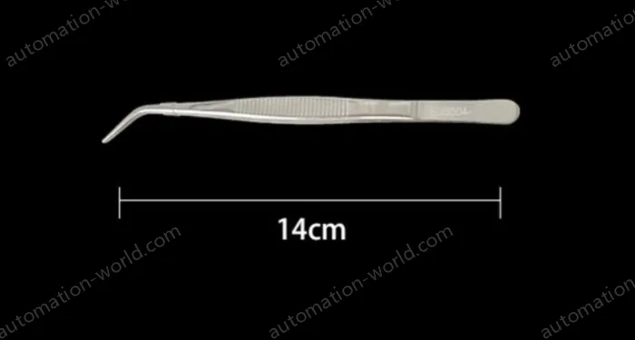 Stainless steel tweezers Curved tip (304 models) 14cm