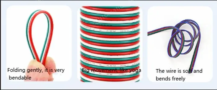 LED light connecting cable 16AWG*8 and (26/0.14TS)