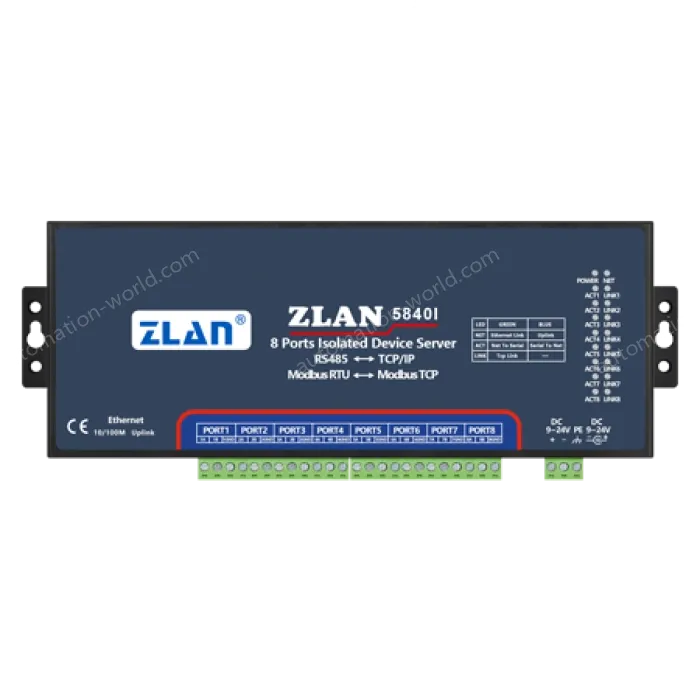 Isolated 8 Ports Serial Device Server