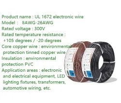 Transformer Cable 20AWG Black