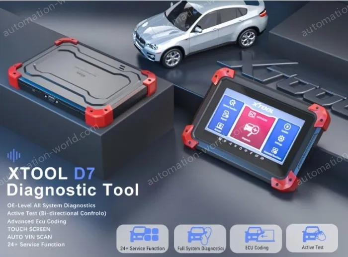 XTOOL D7 OBD2 Scanner ALL System Car Diagnostic Tool