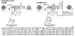 Pin Cylinders CJP Series CJPB6-10Z-B