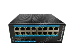 16-port 10/100/1000BASE-TX+4G SFP Managed Industrial PoE Switch