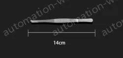 Stainless steel tweezers Straight round head (thick) 14cm