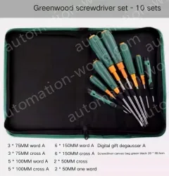 Set of 10 screwdriver canvas sets