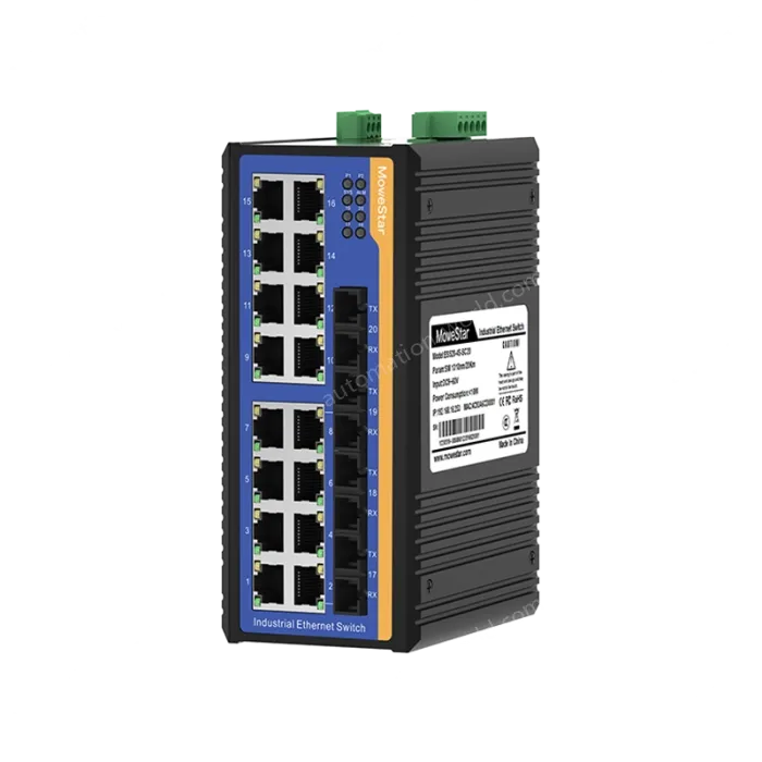 [100 Gigabit 4 Optical 16 Electrical] Ring Network Management Industrial Switch
