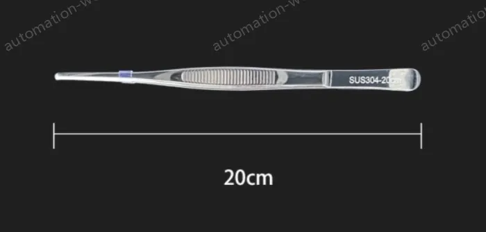 Stainless steel tweezers Straight round head (304 models) 20cm