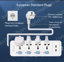 European Standard Universal model Split control 6 position