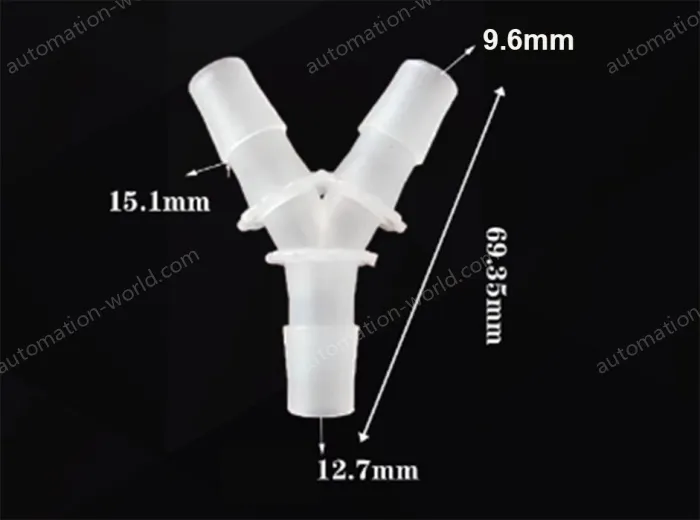 12.7mmY-shaped tee