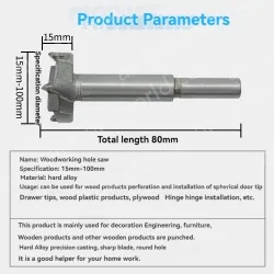 Woodworking hole opener 48mm