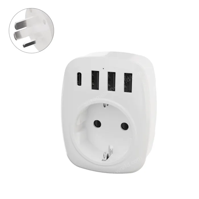DE FR to AUS plug adapter KRSAP-WLH010325