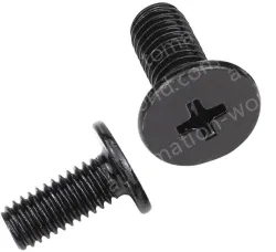 Carbon steel thin head screws M2*6*5