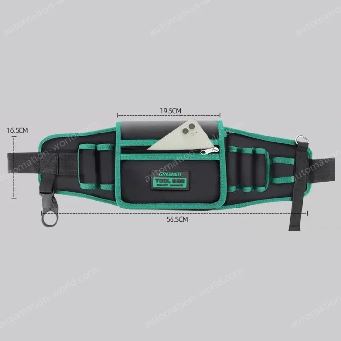 The belt bag can hold a mobile phone 1680D wear-resistant zipper