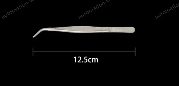 Stainless steel tweezers Curved tip (304 models) 12.5cm