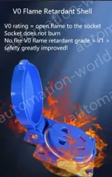 Light blue Blue 8-wire 5-hole