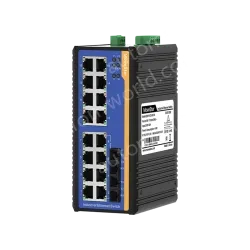 [100 Gigabit 2 Optical 16 Electric] Ring Network Management Industrial Switch