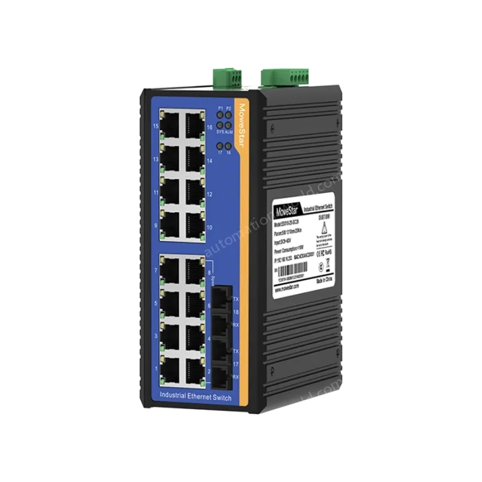 [100 Gigabit 2 Optical 16 Electric] Ring Network Management Industrial Switch