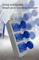Light blue Blue 8-wire 5-hole