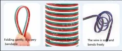LED light connecting cable 18AWG*2 and (34/0.178TS)